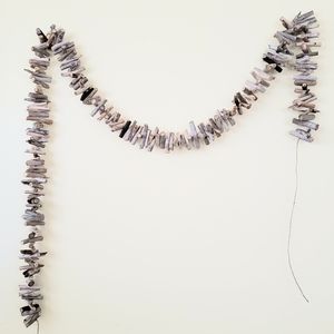 6' (72 inch) Lake Michigan Driftwood Garland, Beach decor, Nautical, lakelife